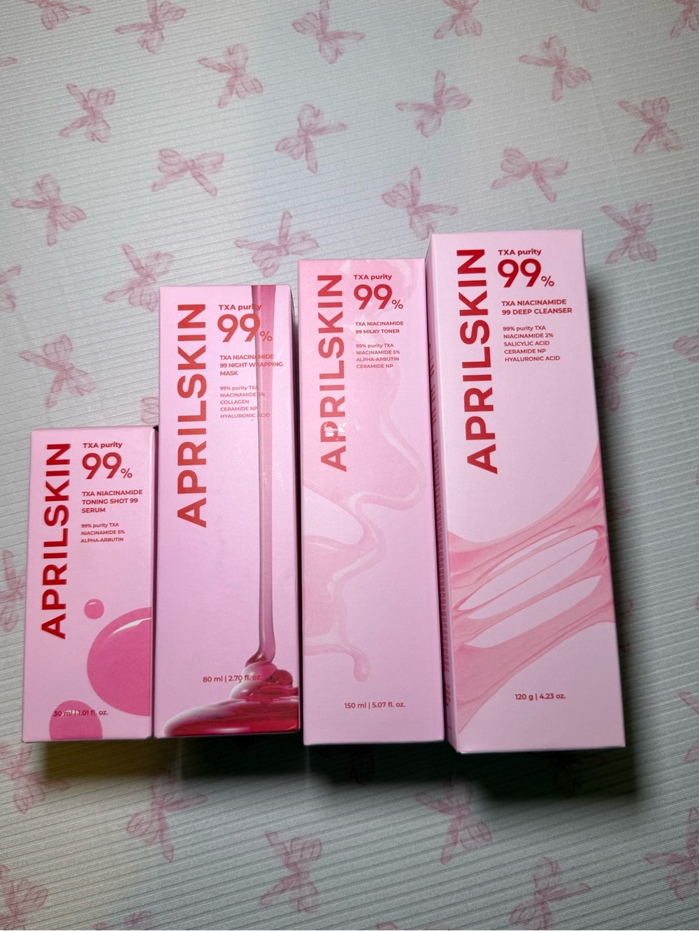 Pink Niacinamide Cleanser & Exfoliant Set